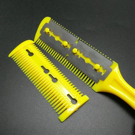 Hair Cut Styling Barber Scissor Razor Magic Blade Comb Hairdressing