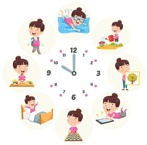Daily Routine Daily Routines 1 Match English Esl