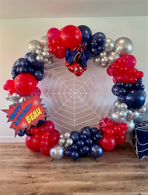 Spiderman Balloon Arch Artofit
