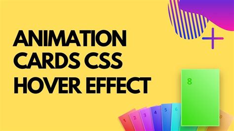 Animation Cards Css Hover Effect Using Css And Html Playing Cards