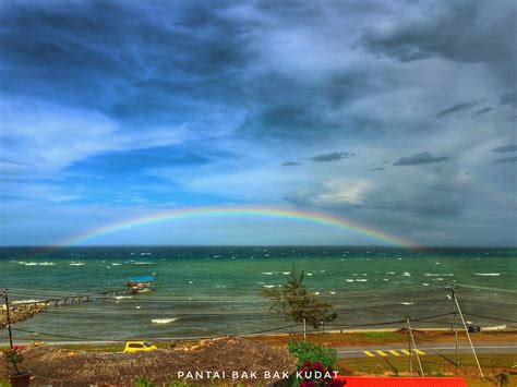 Kem sri kudat, kudat sabah. 9HOH - Rainbow after storm 🌈 🌧 📍 Pantai Bak Bak Kudat ...