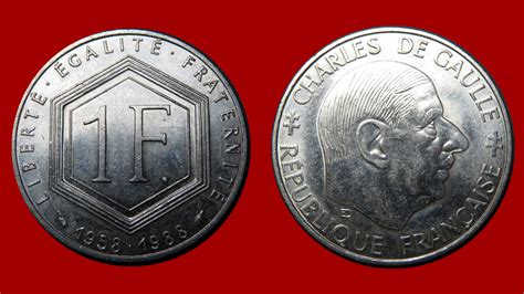 1 Franc Charles De Gaulle 1988 Empire Des Monnaies