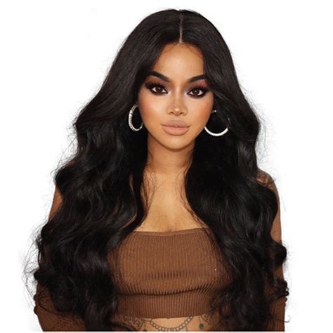 Brazilian Long Hair 8 26 Inch Glueless Full Lace Wigs With Baby Hair