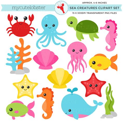 Download High Quality Under The Sea Clipart Creature Transparent Png