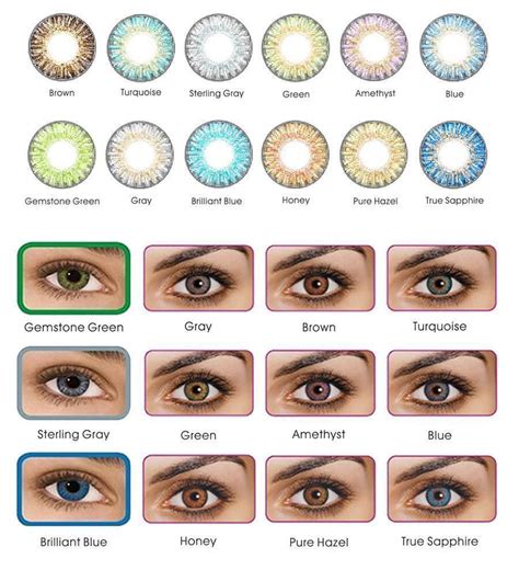 COLOR CONTACTS 12 COLORS TO CHOOSE FROM FREE SAME DAY FAST SHIPPING