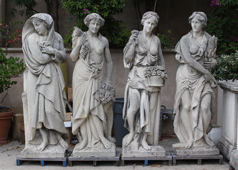 Four Seasons Statues -19th century France For Sale | Antiques.com ...
