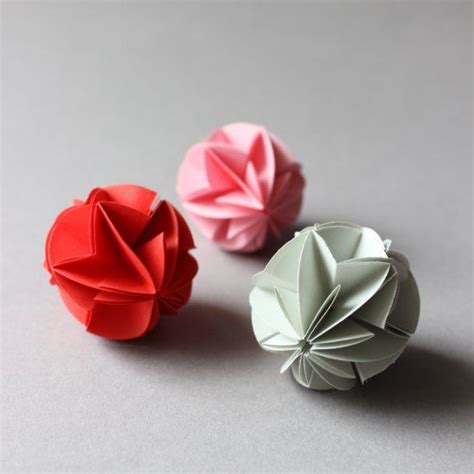 Diy Origami Circuit Ball Tutorial In German Very Easy Decoration