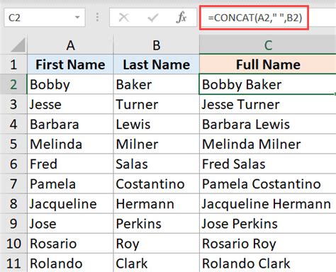 How To Combine First And Last Name In Excel 4 Easy Ways