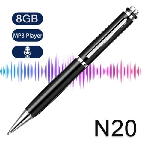 Mini Digital Recorder Pen Pen Shaped Hidden Sound Audio Pen Activated