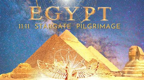 1111 Egypt Stargate Pilgrimage Golden Universe Temples Of Light