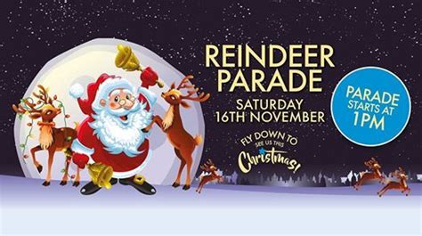 Reindeer Parade Spindles Town Square Shopping Centre Oldham November
