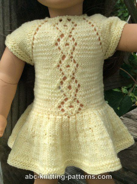 Abc Knitting Patterns American Girl Doll Lace Summer Dress Modello And Mondo All Uncinetto Estivo