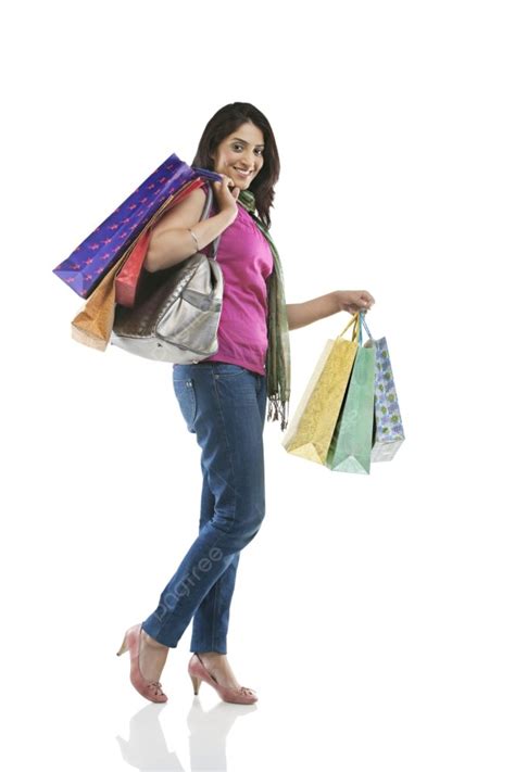 Mujer Con Bolsas De Compras Foto Fondos E Imagen Para Descarga Gratuita