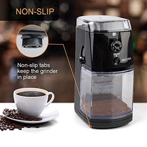 Switch it up by using a drip brewer every once in a while, and you'll be fine. Secura Electric Burr Coffee Grinder Mill, Adjustable Cup ...