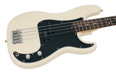 Fender American Special Precision Electric Bass Guitar Olympic White