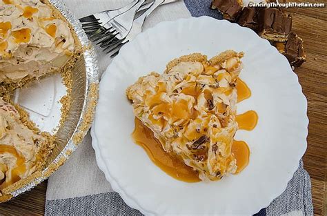 No Bake Butterscotch Apple Pie With Snickers Dancing Through The Rain
