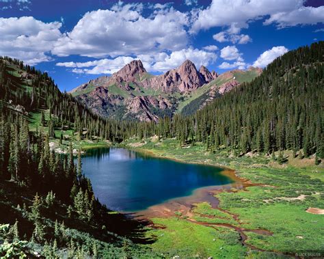 Emerald Green Weminuche Wilderness Colorado Mountain Photography