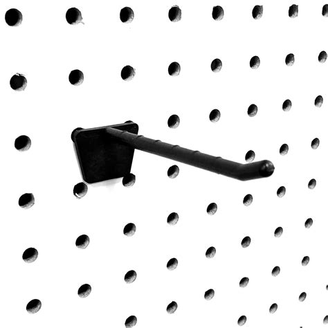 plastic economy hooks for slatwall and pegboard black store fixtures direct