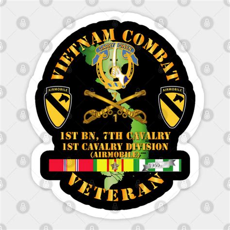 Vietnam Combat Cavalry Veteran W 1st Bn 7th Cav Dui 1st Cav Div 1st