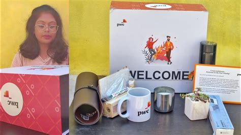 Unboxing Of Pwc Welcome Kit And Laptop Youtube