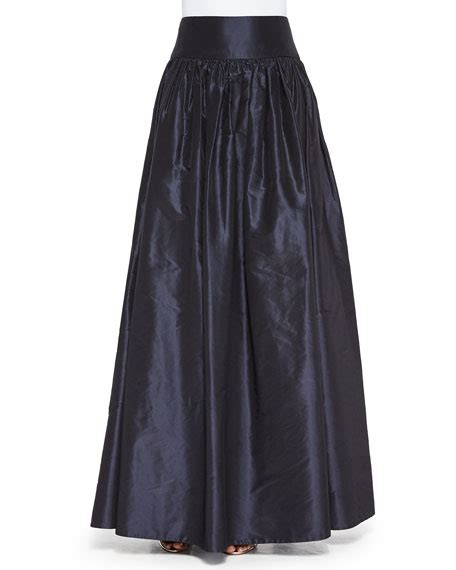 Rebecca Taylor Taffeta Ball Skirt Navy