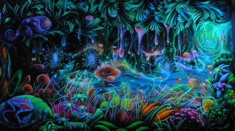 Free Download Image Psychedelic Forest Wallpaper Psychedelic Forest By