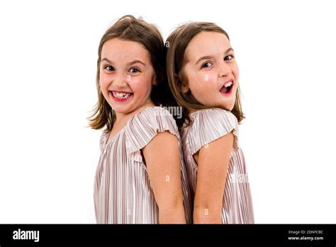 Twins Back Back Hi Res Stock Photography And Images Alamy