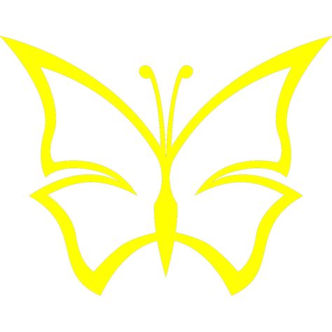 Yellow Butterfly PNG, SVG Clip art for Web - Download Clip Art, PNG