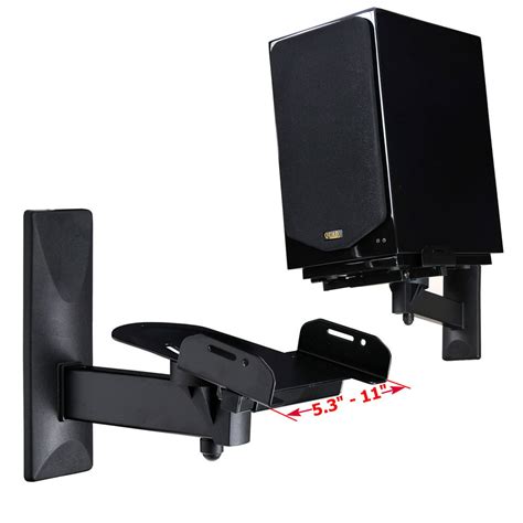 Videosecu 2 Packs Heavy Duty Tilt Speaker Wall Mount For Large Surround