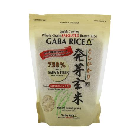 Gaba Rice Koshihikari Premium Sprouted Brown Rice 22lbs