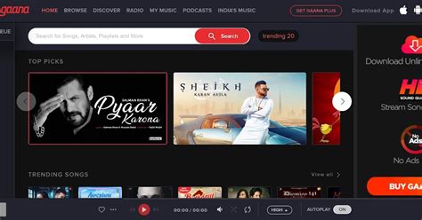 Get Gaana Music Streaming Service Free 90 Days Subscription