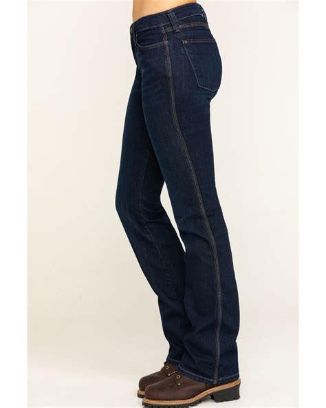 Wrangler Riggs Womens Dark 5 Pocket Bootcut Work Jeans Sheplers