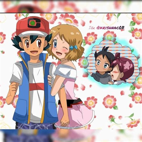 Satosere Amourshipping Post Pokemon Amourshipping Pokemon Kalos Pokemon Ash And Serena