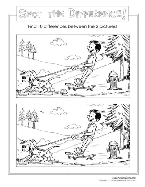 16 Best Images Of Spot The Difference Worksheets For Kids