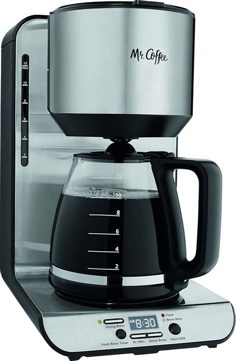 Mr Coffee 12 Cup Programmable Coffeemaker Stainless Bvmc