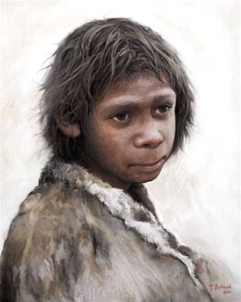 Tom Björklund En Instagram Neanderthal Boy Painting Illustration