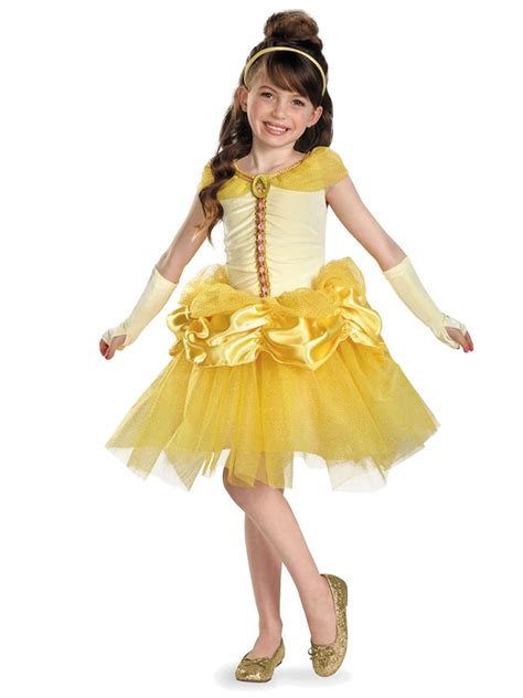 Kids Belle Prestige Disney Princess Girls Costume 5299 The