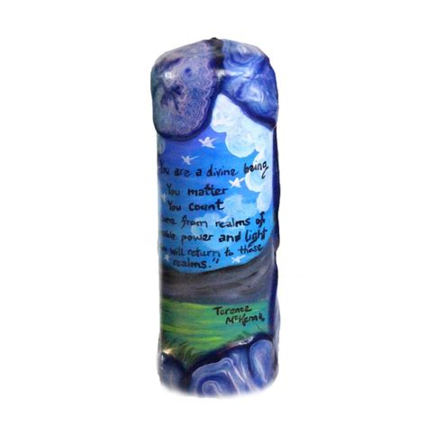 Quote Pillar Candle You Are A Divine Being You Matter You Count