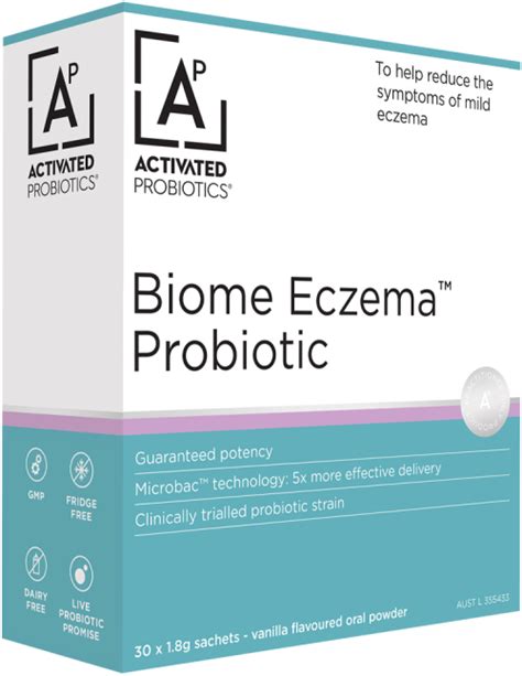 Activated Probiotics Biome Eczema Probiotic 30 Sachets Fitchs