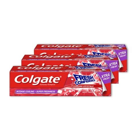 Colgate Fresh Confidence Spicy Fresh Toothpaste 3pcs Carlo Pacific