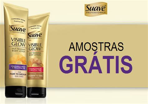 Amostras Grátis Cosmético Suave Visible Glow Tudo aqui é grátis