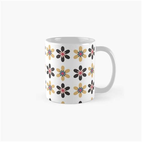 3,622 free images of floral pattern. 'Simple Floral Pattern | Brown Flowers' Mug by semas ...