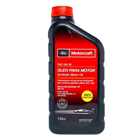 Óleo De Motor 5w30 Motorcraft Ford Api Sp Sintético 1lt Em 6x S Juros