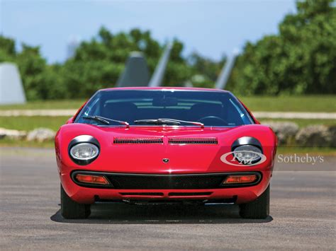 1972 Lamborghini Miura P400 Sv By Bertone Monterey 2016 Rm Sothebys