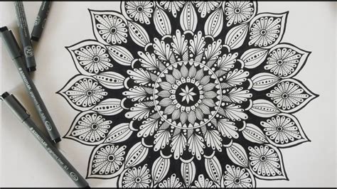 How To Draw A Mandala Step By Setp Mandala Art For Beginners How