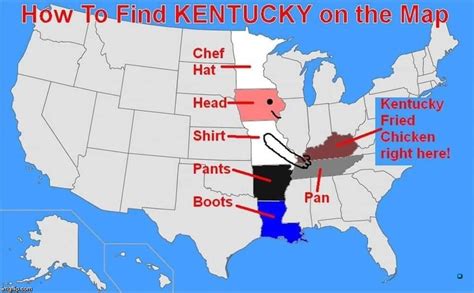 Kentucky Fried Chicken Map Meme Internet Hassuttelia