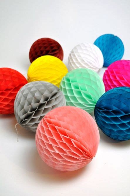 Honeycomb Balls Papel Y Color Honeycomb Paper