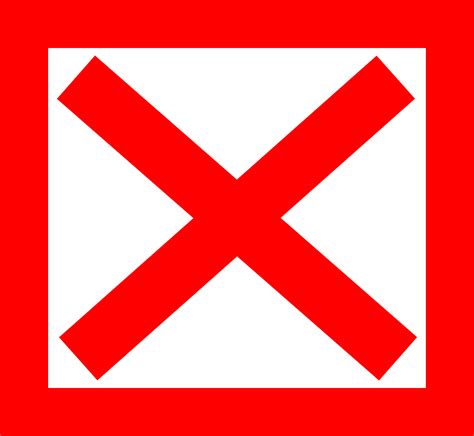 Kreuzen X Rot Kostenlose Vektorgrafik Auf Pixabay