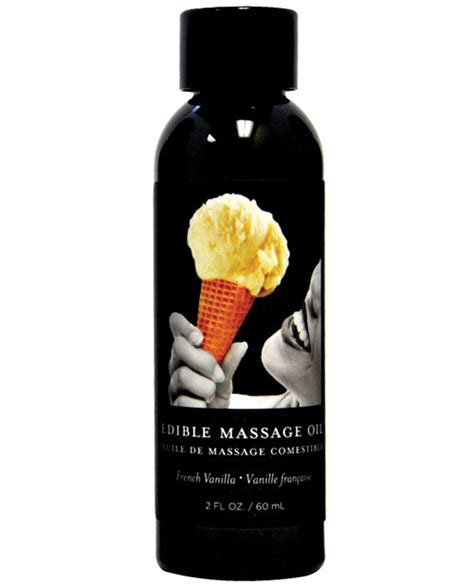 edible flavored massage oil 8 oz