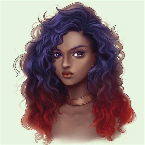 Pin By Luna Wolf33 On Places To Visit Curly Hair Drawing Curly Girl Hairstyles Anime Curly Hair